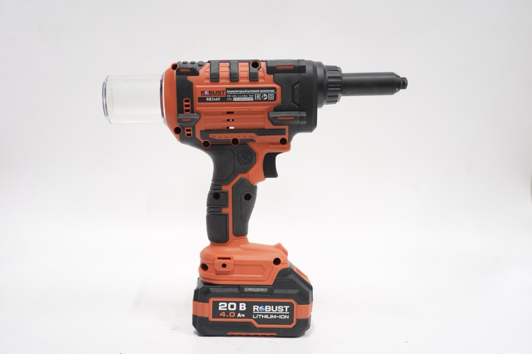 Аккумуляторный вытяжной заклепочник ROBUST RB2460.4